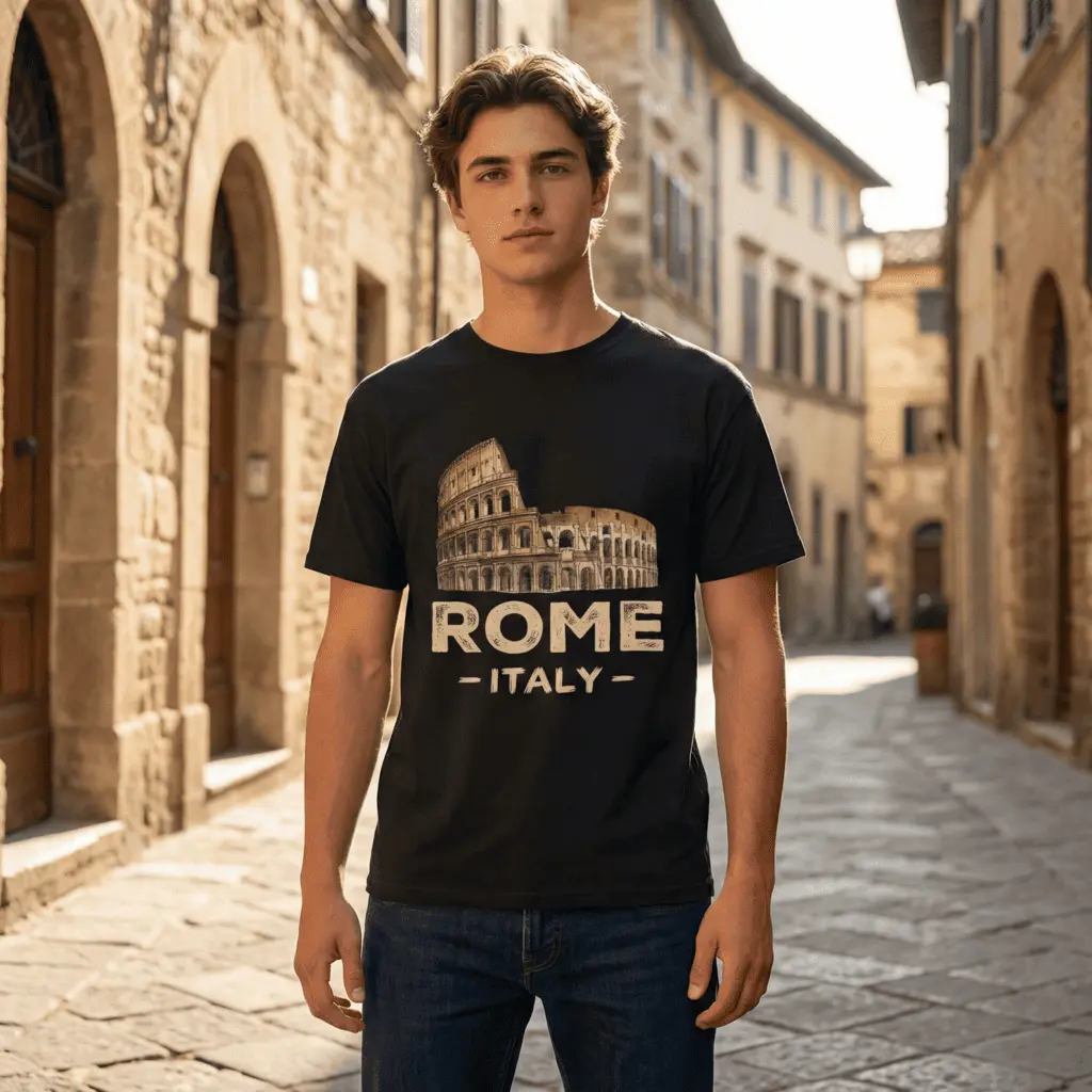 Camiseta del Coliseo – Roma, Italia – view 2