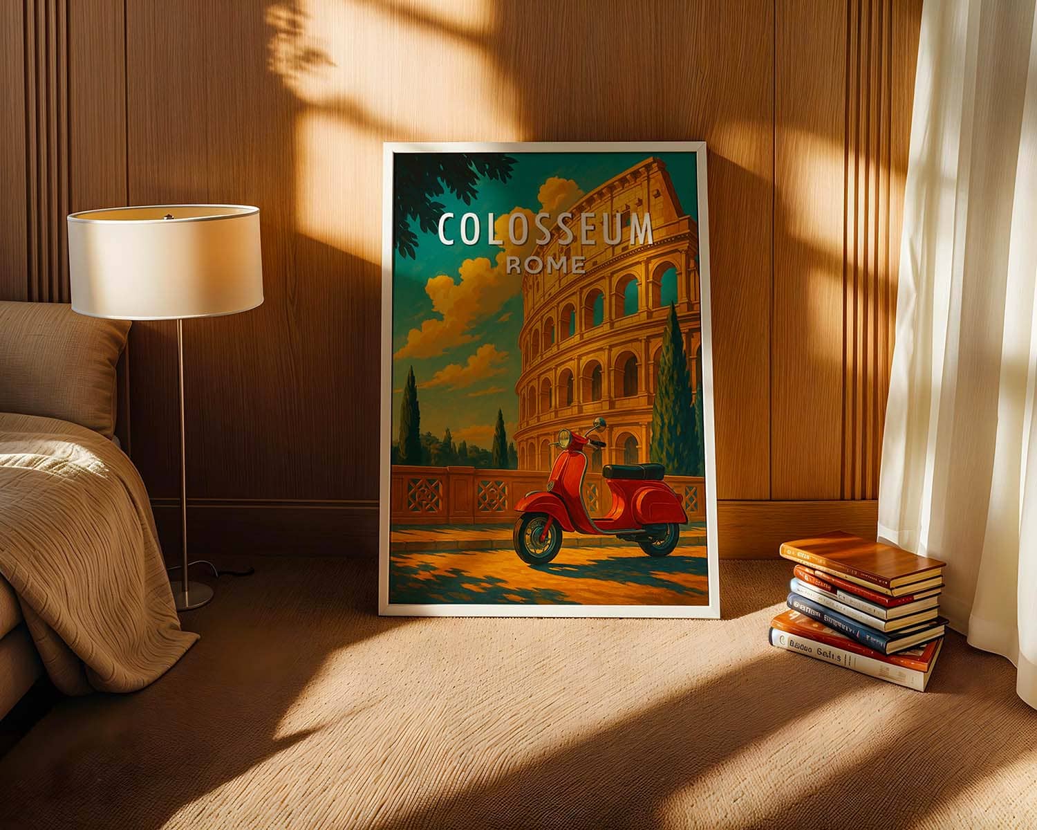 Poster del Colosseo in acquerello moderno – view 5
