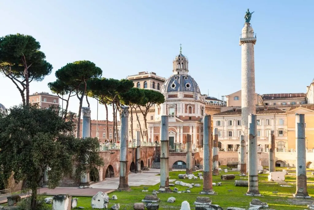 The Roman Forum today — downtown of an empire that officially ended in 476 AD