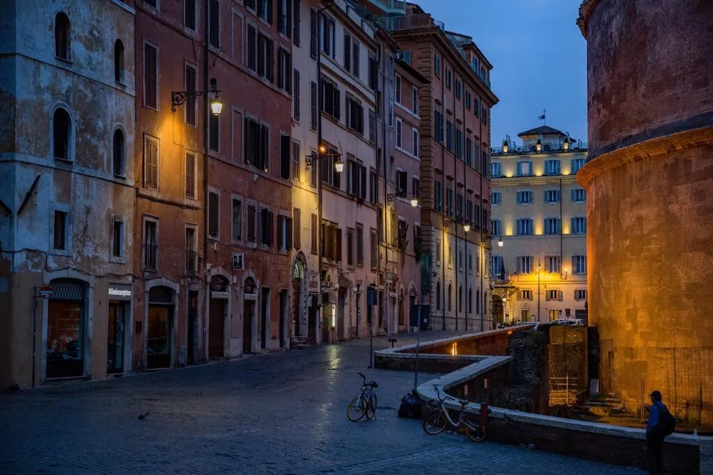 Rome Streets at night