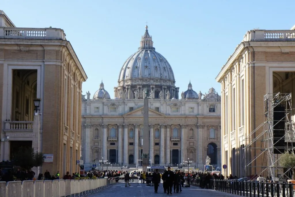 Basilica di San Pietro, ingresso principale della Città del Vaticano
