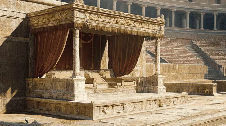 ¿Qué era el palco del emperador en el Coliseo?