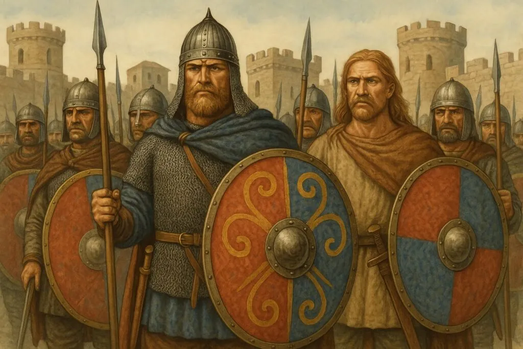 Foederati — Germanic allied troops who made up an ever larger share of the late Roman army