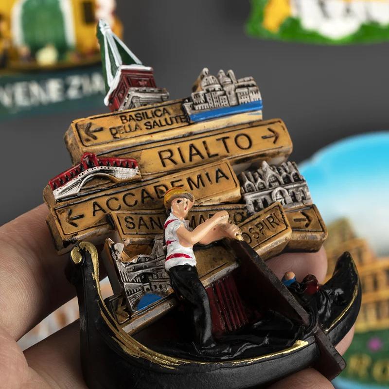 Imanes de nevera de Italia en 3D – view 2