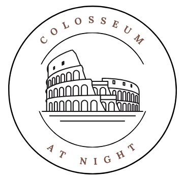 Colosseum at night logo