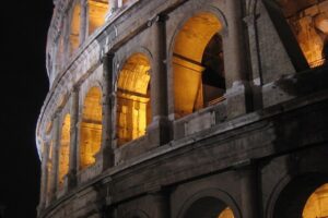 Colosseum at night