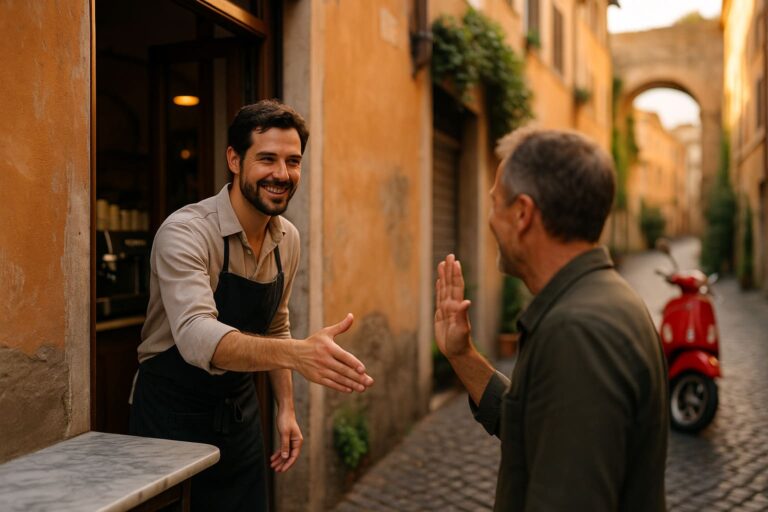How do you say hello in rome