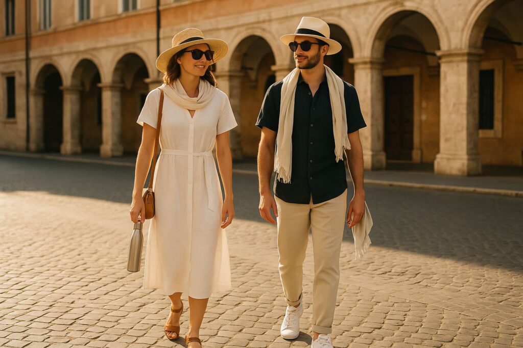 Conjunto de verano en Roma