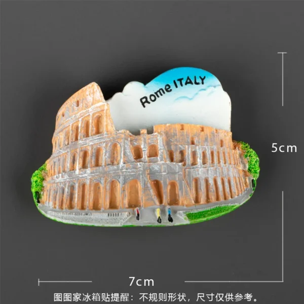 Italy Fridge Magnets 3D - immagine 9