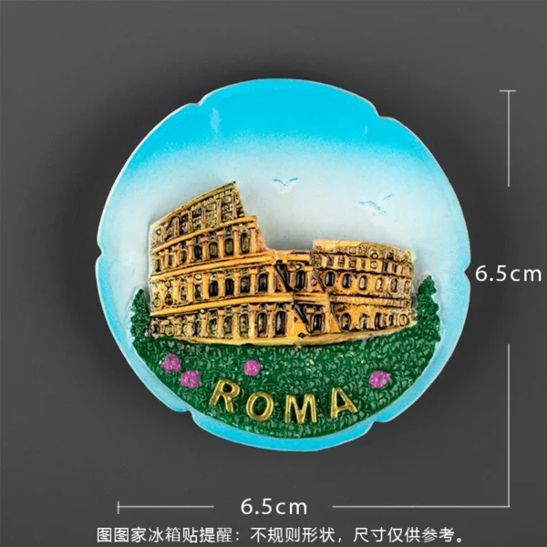 Italy Fridge Magnets 3D - immagine 11
