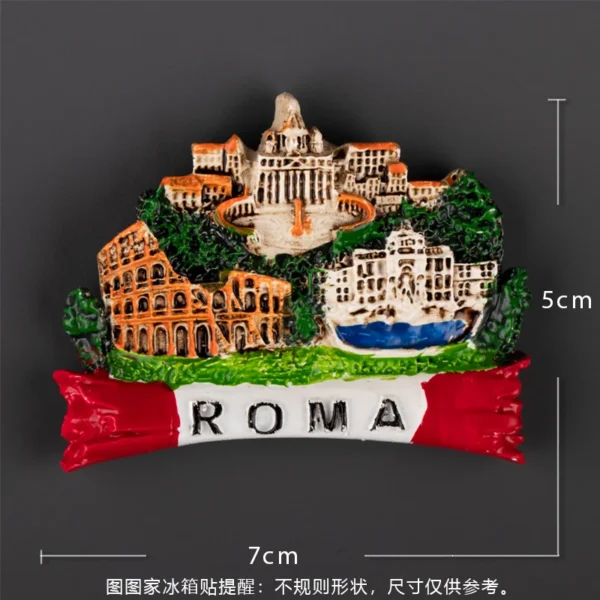 Italy Fridge Magnets 3D - immagine 12