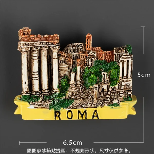 Italy Fridge Magnets 3D - immagine 13