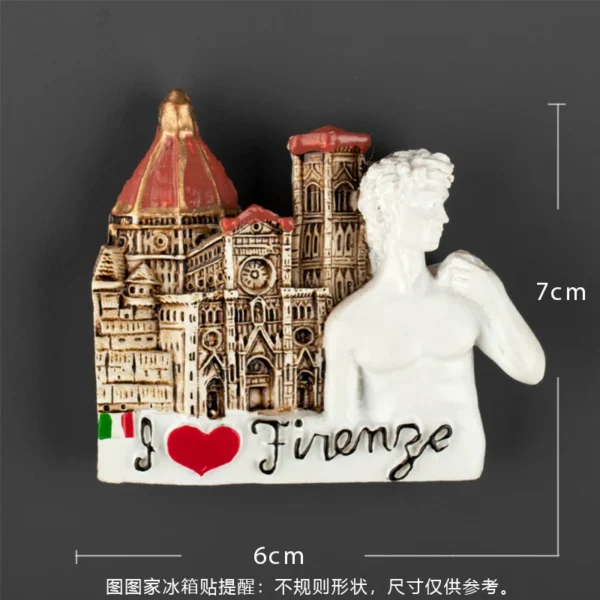 Italy Fridge Magnets 3D - immagine 8