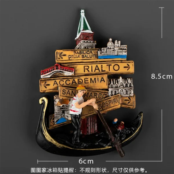 Italy Fridge Magnets 3D - immagine 6