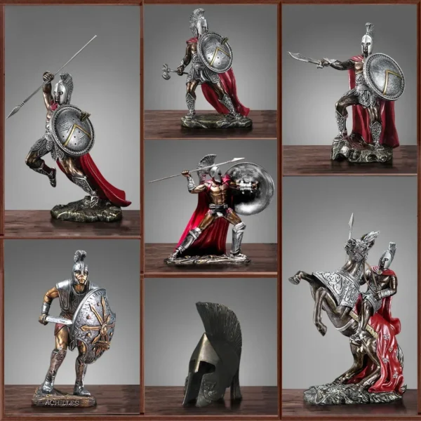 Spartan Resin Statue - Home Decor - Image 2