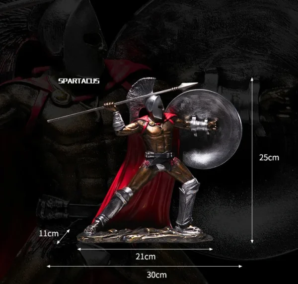 Spartan Resin Statue - Home Decor - Image 6