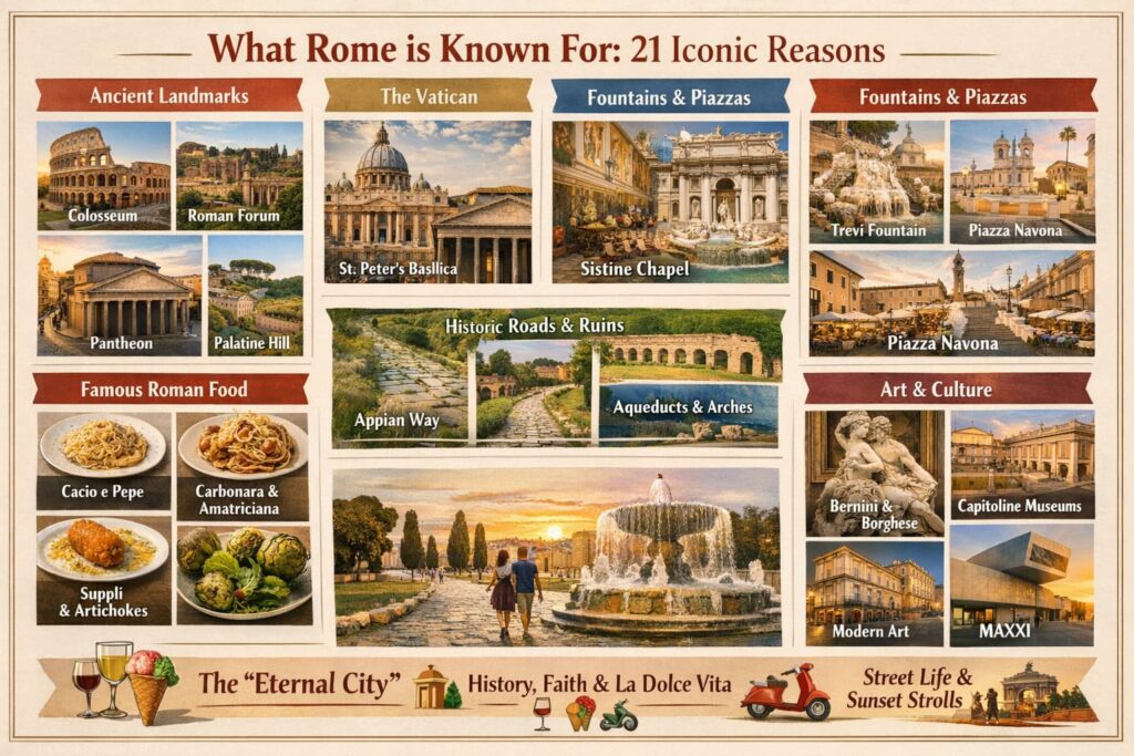 what is rome known for