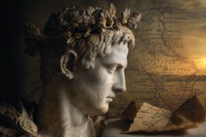 who was roman emperor when jesus died